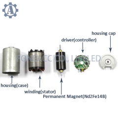 FABL4275, motor eléctrico CC sin escobillas de rotor interior pequeño de 42 mm