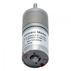 FAGM25-370 Motor eléctrico de CC con reductor de dientes rectos pequeños de 25 mm