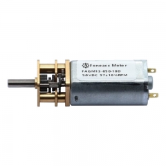 FAGM13-050 Motor eléctrico de CC con reductor de dientes rectos pequeños de 13 mm