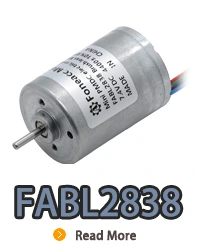 BL2838I, BL2838, B2838M, 28 mm pequeño rotor interno Motor eléctrico de CC sin escobillas.webp