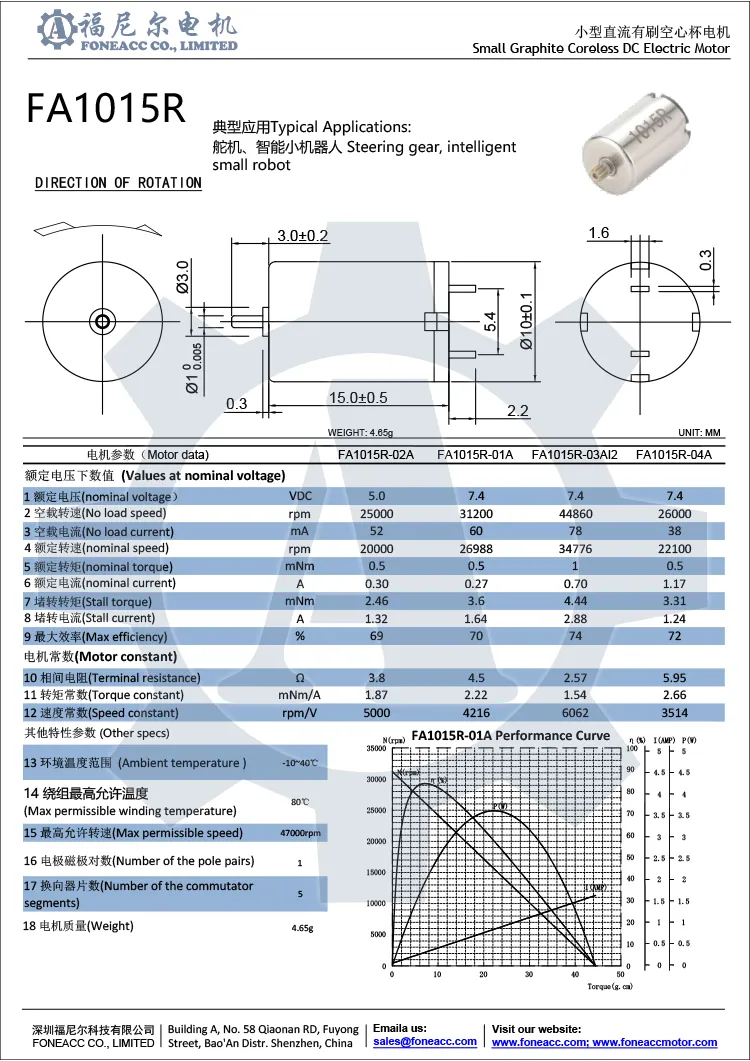 1015r 10 mm micro cepillo sin núcleo dc motor eléctrico.webp