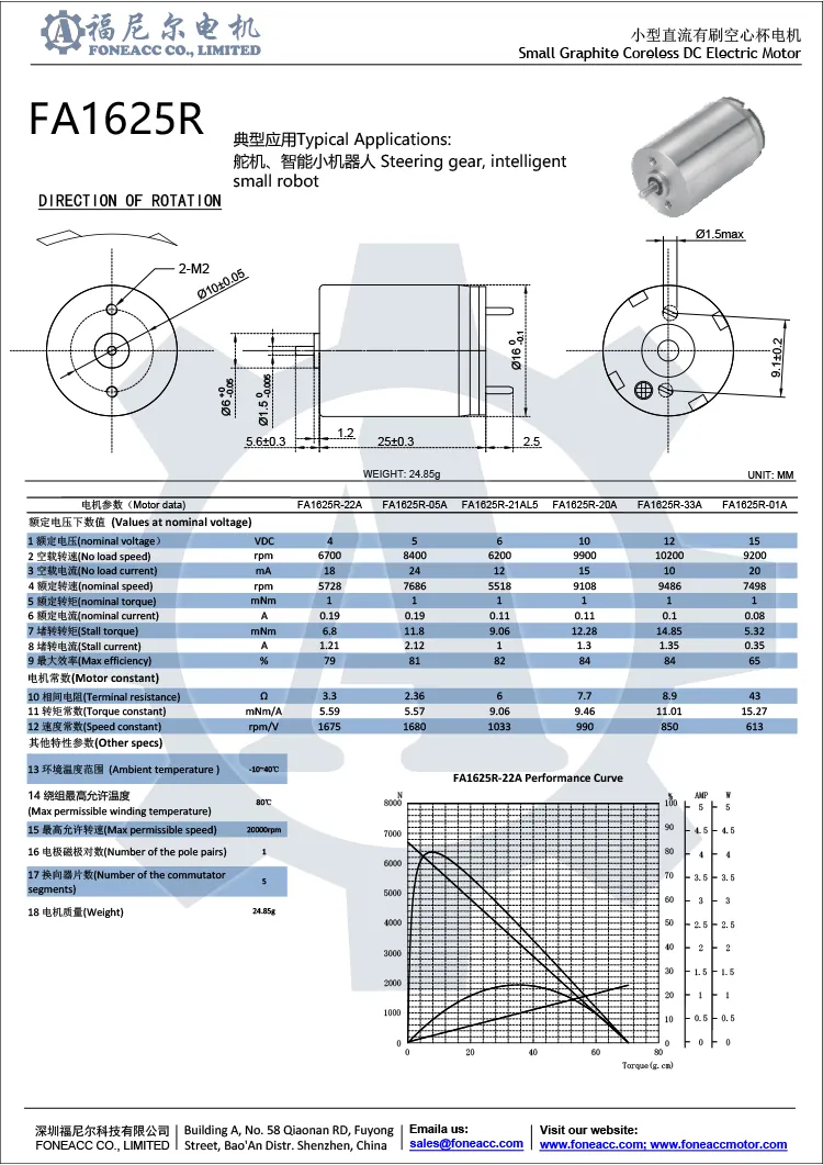 1625r 16 mm micro cepillo sin núcleo dc motor eléctrico.webp